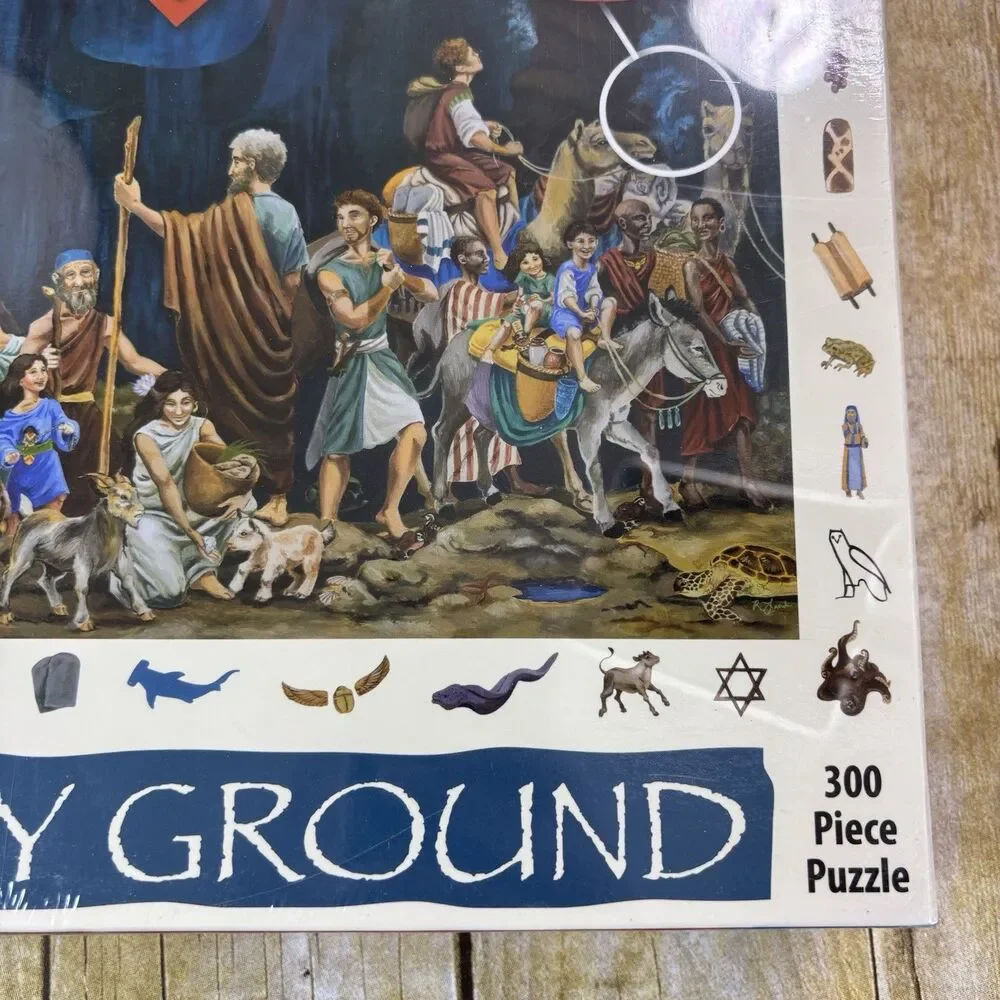 Moses Find It Puzzle 300 Pieces On Dry Ground Parting Sea New Sealed
